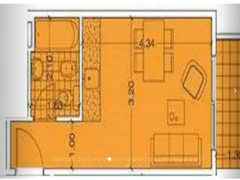 Monoambiente Edificio Amenities - Parrilla - Gimnacio - Laundry