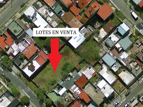 LOTE DE TERRENO DOBLE FRENTE. 17,32M X 38,46M. SUPERFICIE TOTAL 666M2.