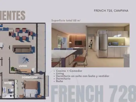 DEPARTAMENTO EN VENTA, CAMPANA