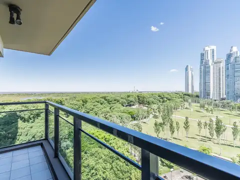 Departamento en venta de 3 ambientes con cochera doble, baulera, balcón, piso alto y vista abierta