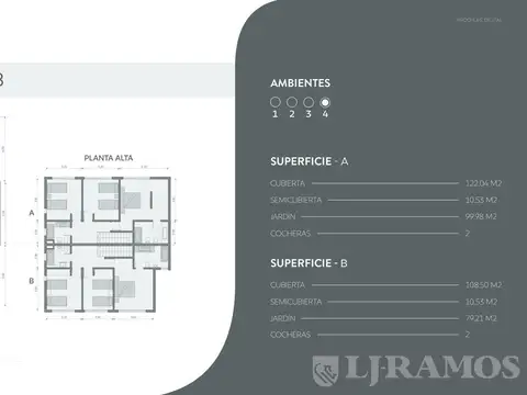 Departamento en Venta de 4 ambientes