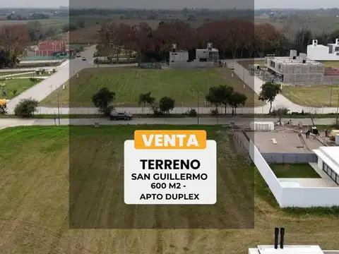 Venta Lotes-San Guillermo -600m2-Seguridad 24hs- San Carlos
