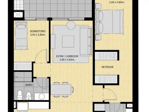 Departamento en Venta al Noreste