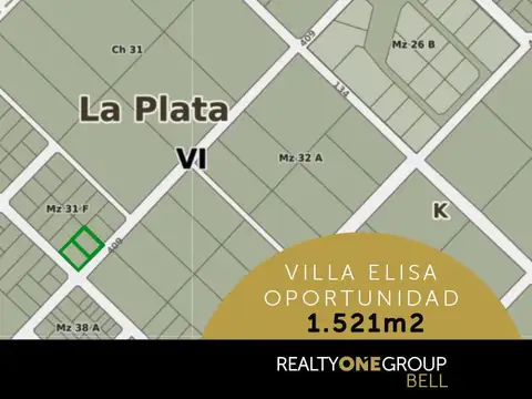 Terrenos y Lotes en Venta en Villa Elisa [Cod: ]