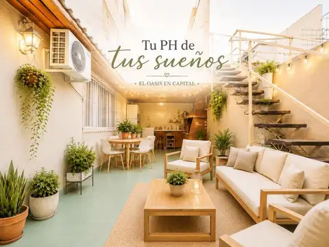 VENTA PH 3 AMB CON TERRAZA Y PARRILLA PARQUE CHAS