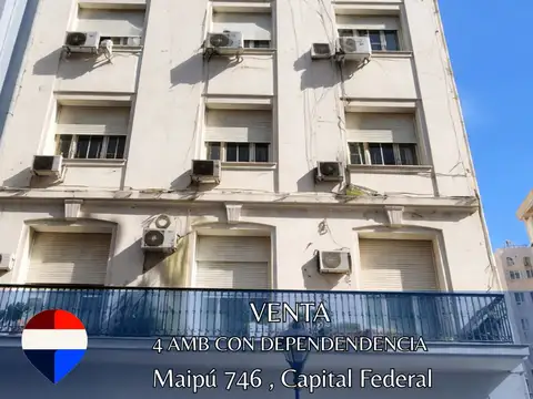 DEPTO 7MO PISO 4 AMB CON DEPENDENDENCIA MONSERRAT