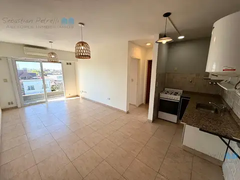 Departamento 2 ambientes con 1 baño