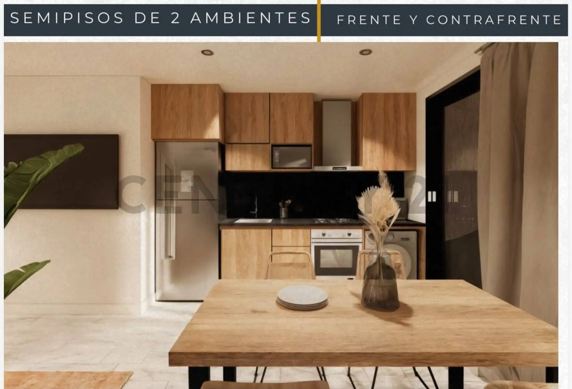 Departamentos 2 ambientes en venta – desarrollo en La Perla