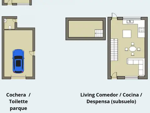 Casa 5 ambientes con 3 baños