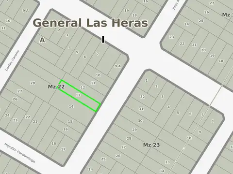 Terreno en Venta de 375,0 m2
