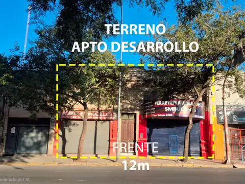 VENTA LOTE APTO DESARROLLO BARRIO PUEYRREDON