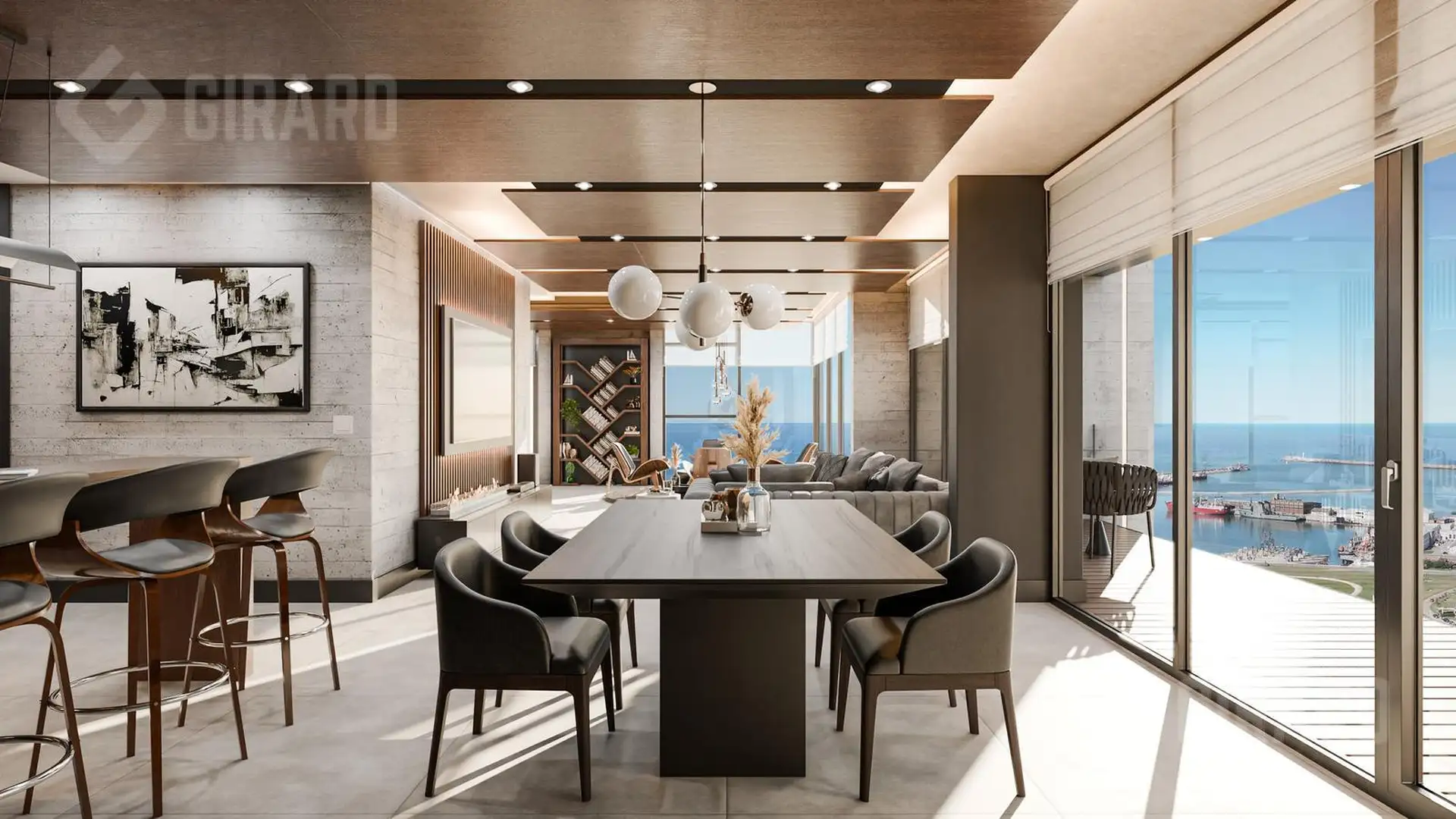 Piso en venta 3 ambientes con vista al mar y al golf, Linehouse Alem Seaview