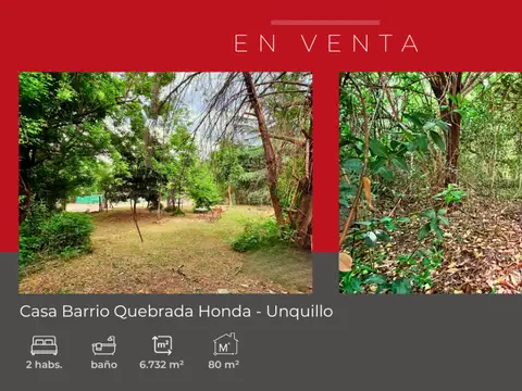 Casa en Venta en Unquillo, USD 65.000