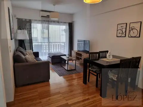 Alquiler temporario Departamento 2 amb. -  Olivos-Vías/Rio, con balcón