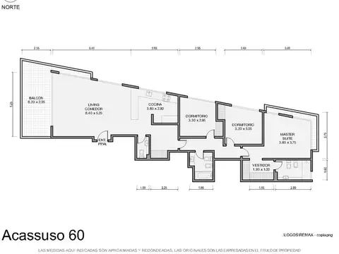 Departamento 4 ambientes con 2 baños