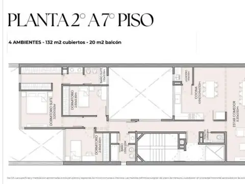 Departamento en Venta de 4 ambientes