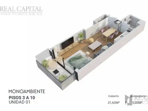 Departamento en Venta al Norte