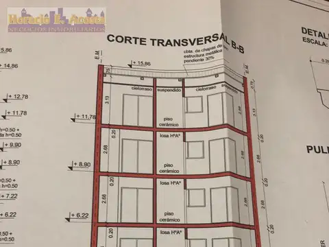 Terreno en Venta 9  mts Frente