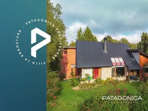 VENTA CASA 220m2 S/LOTE 1.169m2, LOMA DE MAIKANA, VILLA LA ANGOSTURA