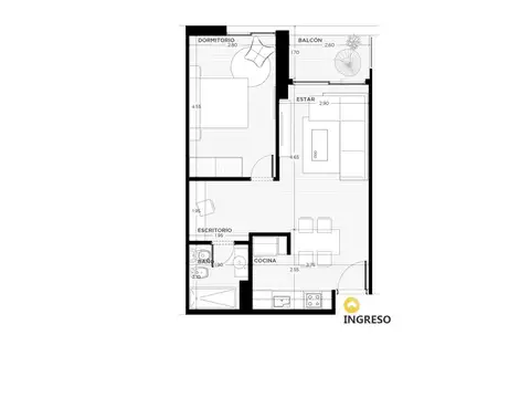 Departamento en Venta en Refinerias, Rosario