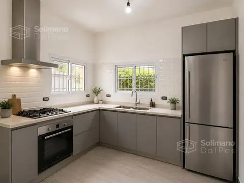 Casa 4 ambientes con 2 baños