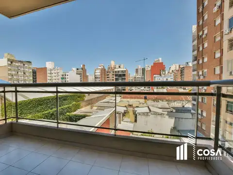 Alquiler departamento 1 dormitorio con cochera a una cuadra del río centro rosario