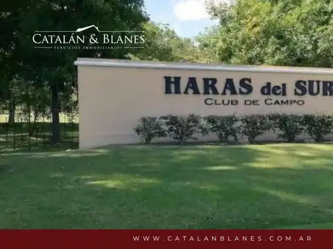 HARAS DEL SUR I - LOTE FRENTE AL GOLF