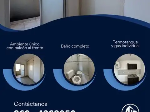 MONOAMBIENTE EN VENTA – AV. MARCONI 132*