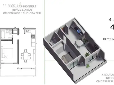Departamento en Venta en Merlo, USD 75.000