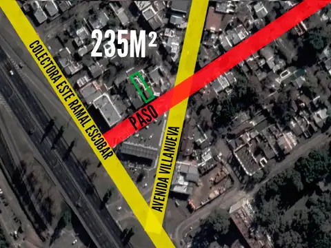 Paso e/ Santiago del Estero y Colectora Este Ramal Escobar