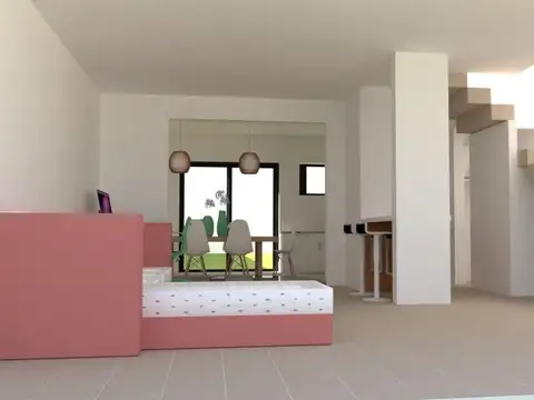 Casa 4 ambientes con 2 baños