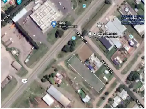 Vendo lote Frente a ciribe Villa Constitución 