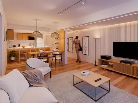 Departamento 3 dormitorios con parrillero en Dorrego 1400 - Centro Rosario | venta