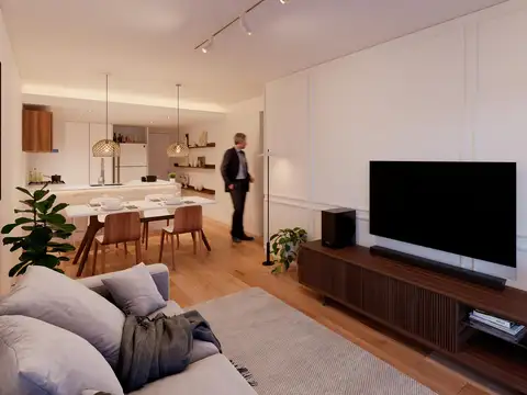 Departamento 3 dormitorios con parrillero en Dorrego 1400 - Centro Rosario | venta