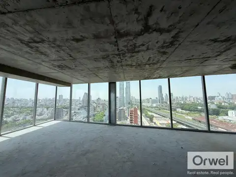 OFICINA en Alquiler en Palermo, edificio QIUB - Cochera  