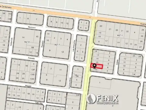 Terreno en Venta 43  mts Fondo