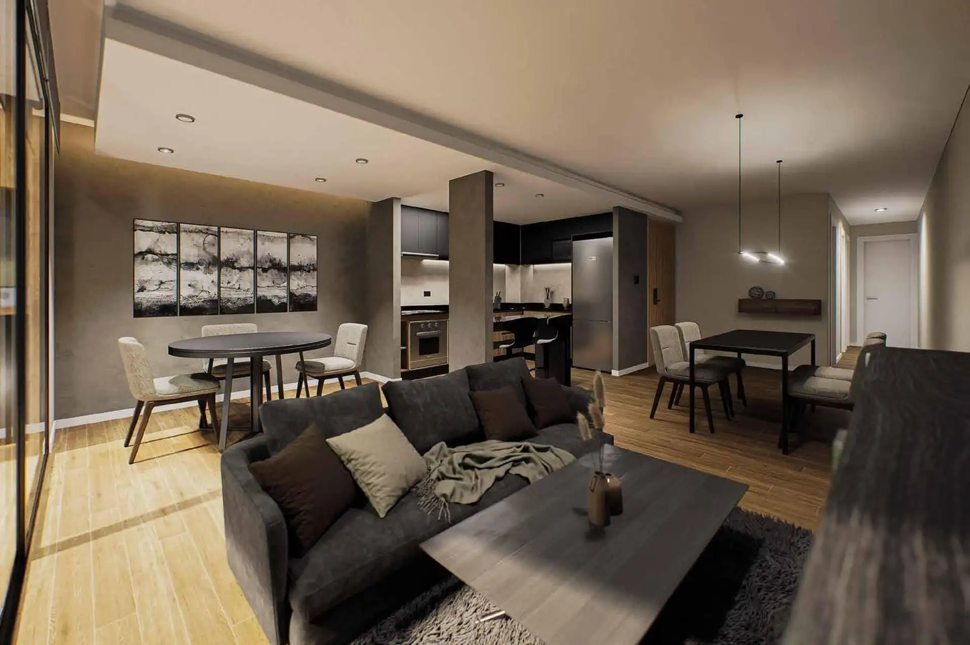Departamento dos ambientes a estrenar en Playa Grande