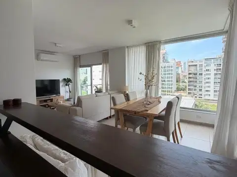Departamento 2 ambientes con 2 baños