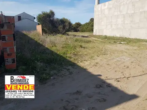 Terreno en Venta 50  mts Fondo