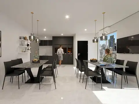 Departamento 3 ambientes con 2 baños
