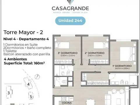 Felipe Boero 4030 , Piso 4