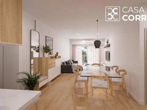 Departamento 3 ambientes con 2 baños
