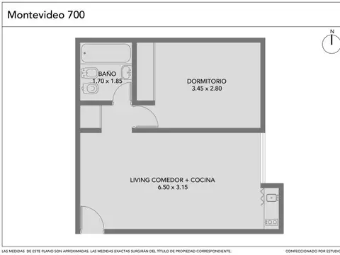 DEPARTAMENTO 2 AMBIENTES SAN NICOLAS - RECOLETA