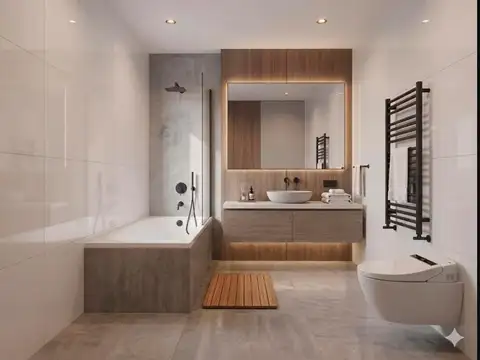 Departamento 2 ambientes con 1 baño