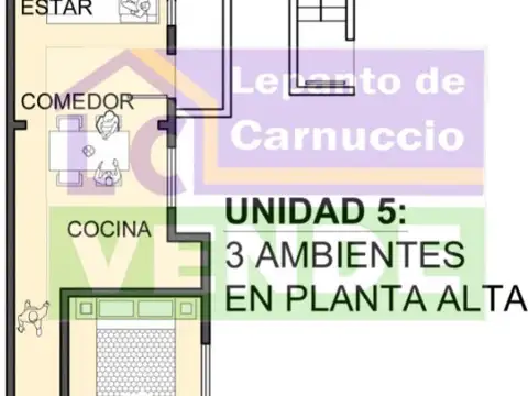 ¡VENTA EMPRENDIMIENTO DE 5 DEPARTAMENTOS EN SAN JUSTO! TODO EN LOTE PROPIO. SAN JUSTO