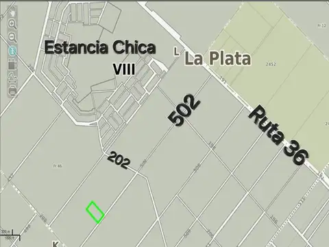 CAMPO/ LOTE DE 18.500M2 502 e/ 202 y 208-ABASTO 