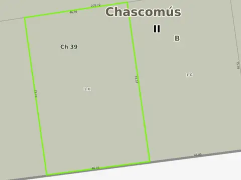 Terreno en Venta en Chascomus, USD 55.000