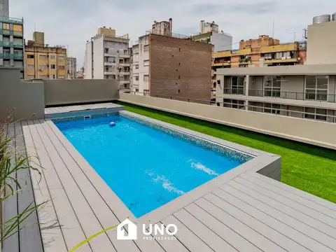 Departamento 2 ambientes con 1 baño