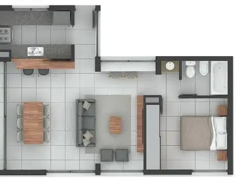 Departamento en Venta de 2 ambientes