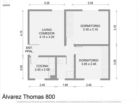 Departamento en Venta de 2 dormitorios